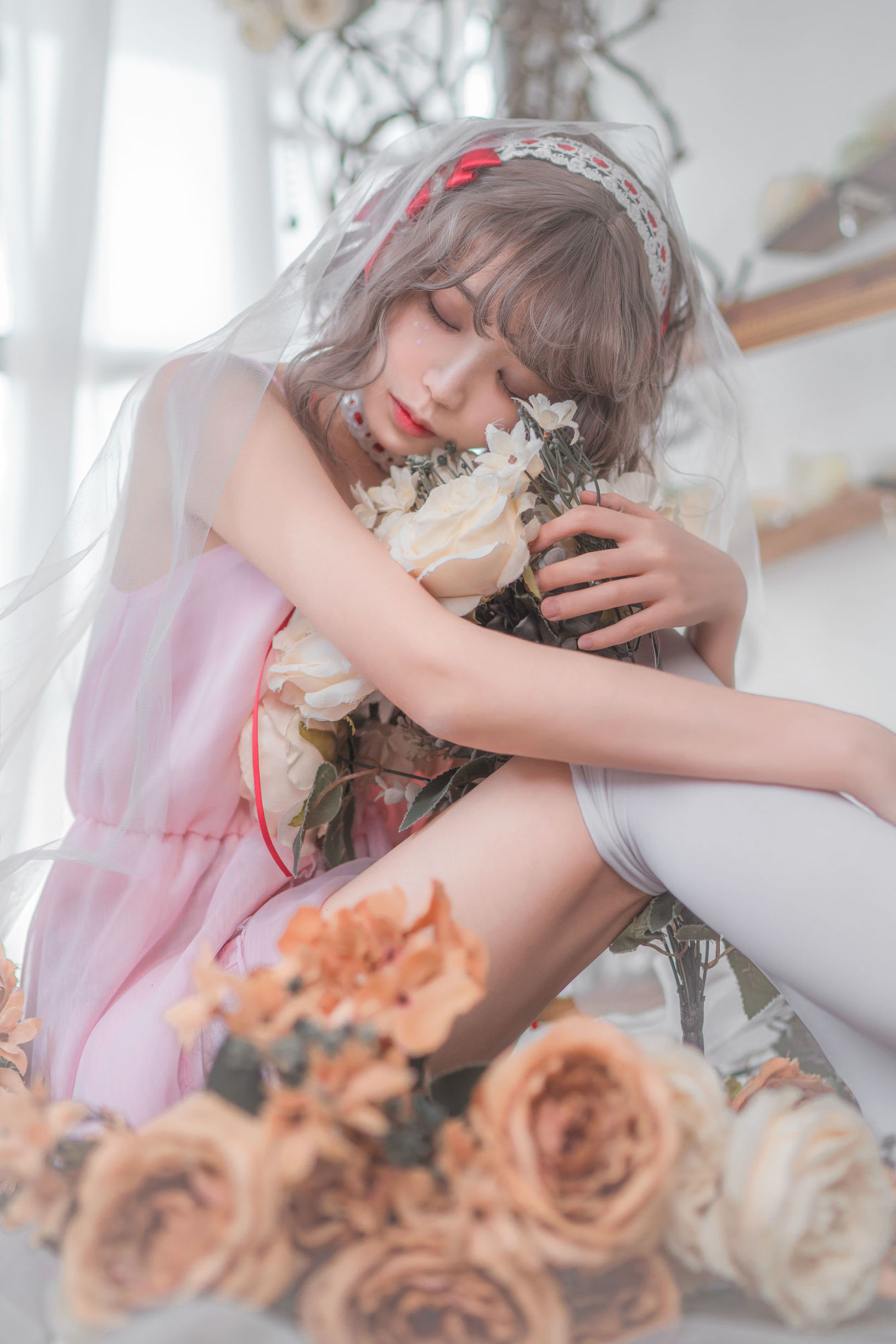 [网红COSER]疯猫ss水手服和睡衣插图2